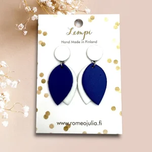 LEMPI®-korvakorut, Nuppu (sinivalkoinen)