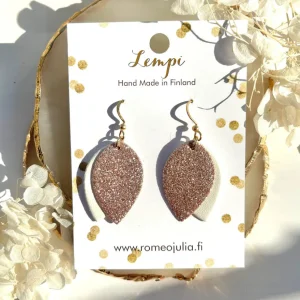 LEMPI®-korvakorut, Nuppu (valkoinen-ruusukulta)