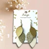LEMPI®-korvakorut, Pikku Vilja (kulta, kulta glitter, valkoinen)