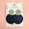 LEMPI®-korvakorut, Tilda -koko M (yönsininen & kulta glitter)