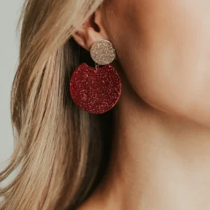 LEMPI®-korvakorut, Tilda -koko M (matta musta - glitter kulta)