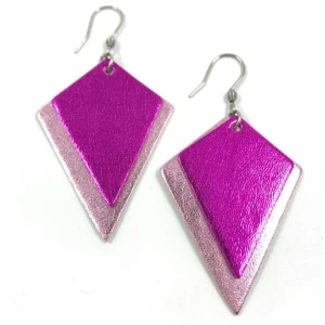 LEMPI-korvakorut, Timantti (pinkki-fuksia)