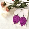 LEMPI-korvakorut, Tulppaani (fuksia glitter)