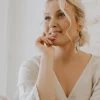 LEMPI-korvakorut, Vilja (beige/kulta)