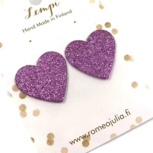 LEMPI-korvanapit, Lempi (laventeli glitter)