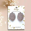 LEMPI-korvanapit, Tulppaani (multicolor -monisävyinen glitter)