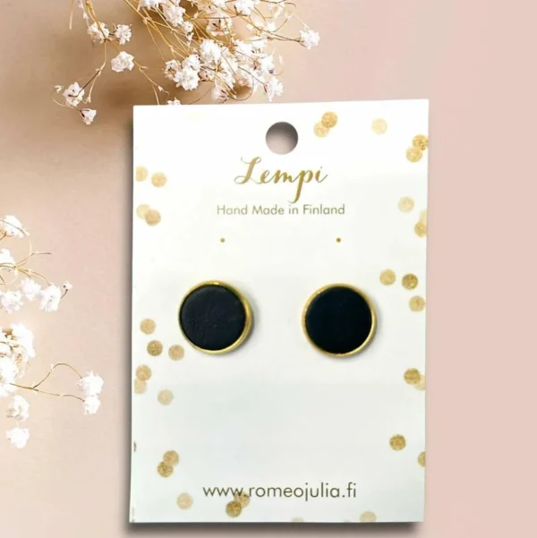 LEMPI-korvanapit, Veera (kulta / musta, S)