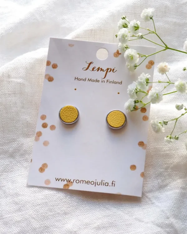 LEMPI-korvanapit, Veera (lämmin vaaleankeltainen, XXS)
