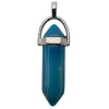 Luonnonkiviriipus, NATURE COLLECTION | Blue Agate (värjätty akaatti)