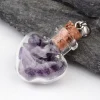 Luonnonkiviriipus, NATURE COLLECTION | Heart Glass Bottle Pendant