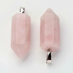 Luonnonkiviriipus, NATURE COLLECTION | Simple Rose Quartz Pendant