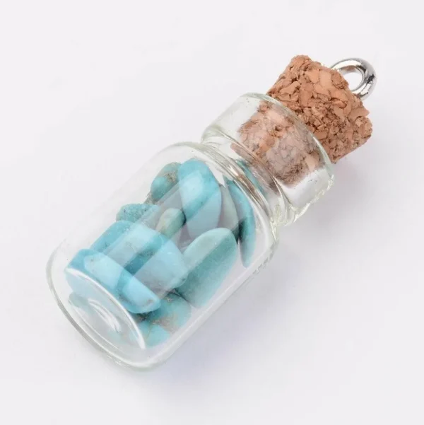 Luonnonkiviriipus, NATURE COLLECTION | Small Glass Bottle Pendant