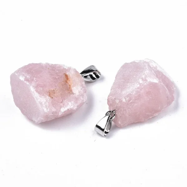 Luonnonkiviriipus, NATURE COLLECTION | Raw Rose Quartz Pendant
