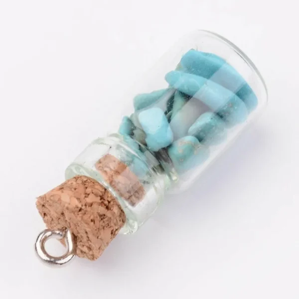 Luonnonkiviriipus, NATURE COLLECTION | Small Glass Bottle Pendant
