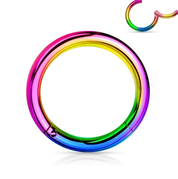Lävistysrengas, Hinged Segment Ring in AB 1,2mm/useita halkaisijoita