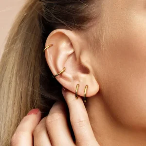 Lävistysrengas, Hinged Segment Ring in Rosegold 1,2mm / useita kokoja
