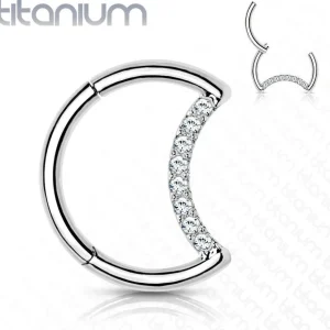 Lävistysrengas, Implant Grade Titanium Crescent Moon
