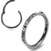 Lävistysrengas, Premium CZ Segment Clicker in Steel