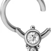Lävistysrengas, Titanium Clicker with Crystals