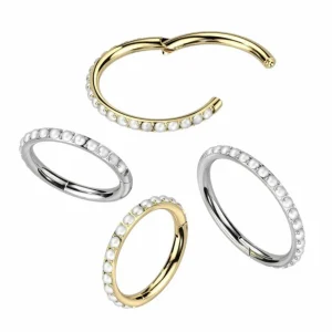 Lävistysrengas, Titanium Pearl Hoop -titaaninen helmiclicker