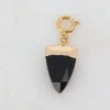 Maskotti/riipus, BOHM PARIS | Lockie Charm Dent -pierre onyx