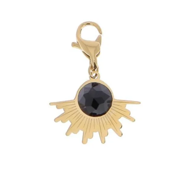 Maskotti/riipus, BOHM PARIS | Lockie Charm Tessaya -agate noire