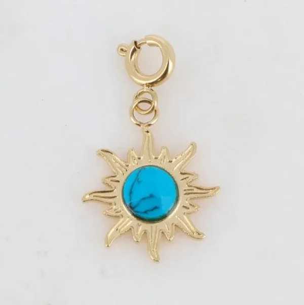Maskotti/riipus, BOHM PARIS | Lockie Charm Solaire -pierre howlite