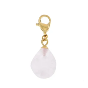 Maskotti/riipus, BOHM PARIS | Lockie Charm Naturelle quartz rose