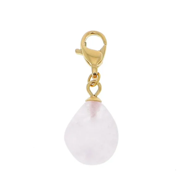 Maskotti/riipus, BOHM PARIS | Lockie Charm Naturelle quartz rose