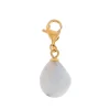 Maskotti/riipus, BOHM PARIS | Lockie Charm Naturelle agathe blanche