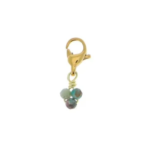 Maskotti/riipus, BOHM PARIS | Lockie Charm Ronan -turqoise africaine