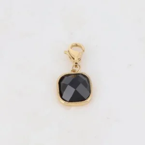 Maskotti/riipus, BOHM PARIS | Lockie Charm Chloé -onyx