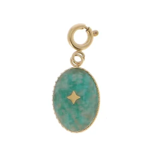Maskotti/riipus, BOHM PARIS | Lockie Charm Castille petit, amazonite
