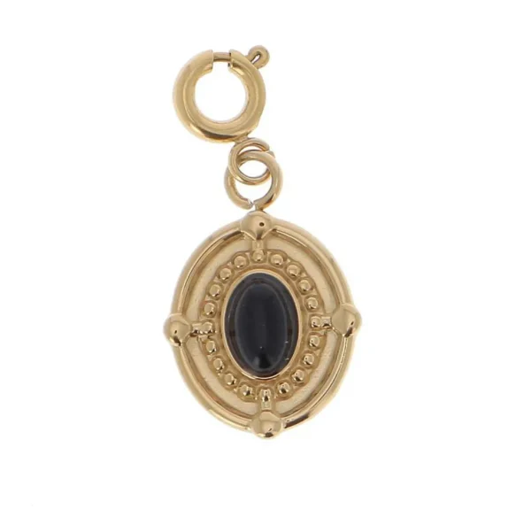 Maskotti/riipus, BOHM PARIS | Lockie Charm Khonsou agathe noir