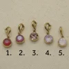 Maskotti/riipus, BOHM PARIS | Lockie Charm Cassy nuances roses