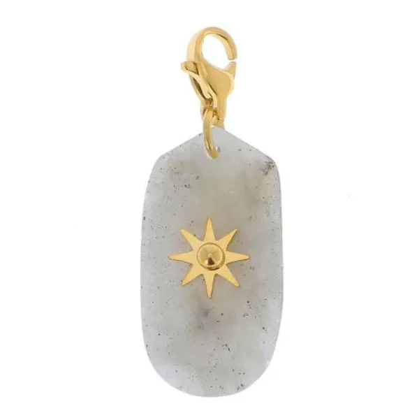 Maskotti/riipus, BOHM PARIS | Lockie Charm Maë -labradorite