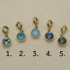 Maskotti/riipus, BOHM PARIS | Lockie Charm Cassy nuances bleues