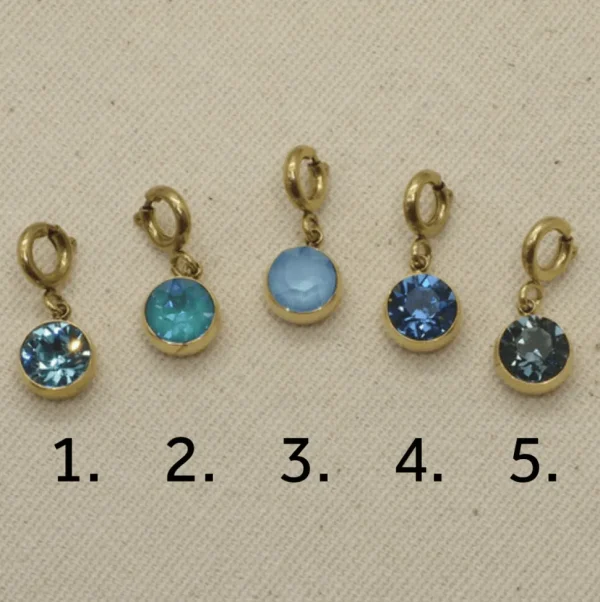 Maskotti/riipus, BOHM PARIS | Lockie Charm Cassy nuances bleues