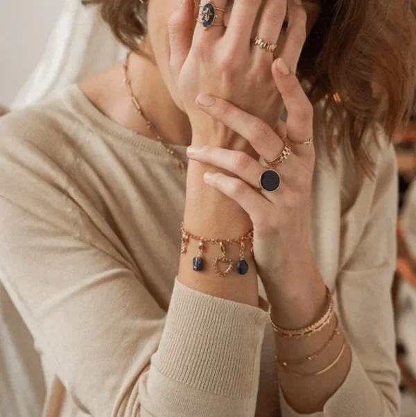 Maskotti/riipus, BOHM PARIS | Lockie Charm Naturelle -labradorite