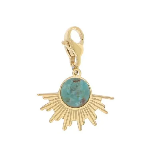 Maskotti/riipus, BOHM PARIS | Lockie Charm Tessaya -turqoise africaine