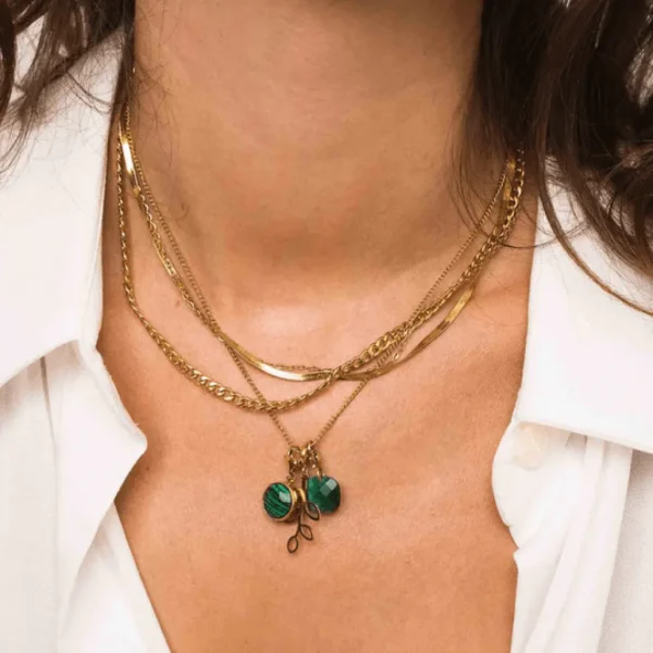 Maskotti/riipus, BOHM PARIS | Lockie Charm Hari -agate noire