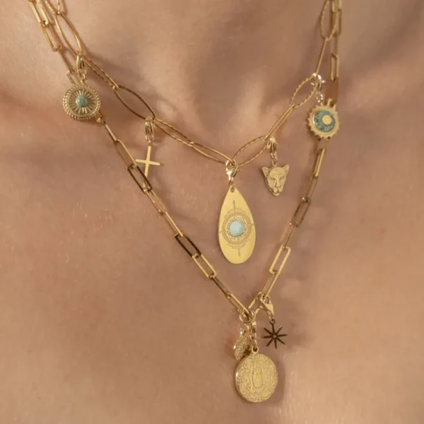 Maskotti/riipus, BOHM PARIS | Lockie Charm Zoella -agate noire