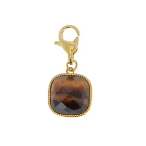 Maskotti/riipus, BOHM PARIS | Lockie Charm Chloé -Oeil de tigre