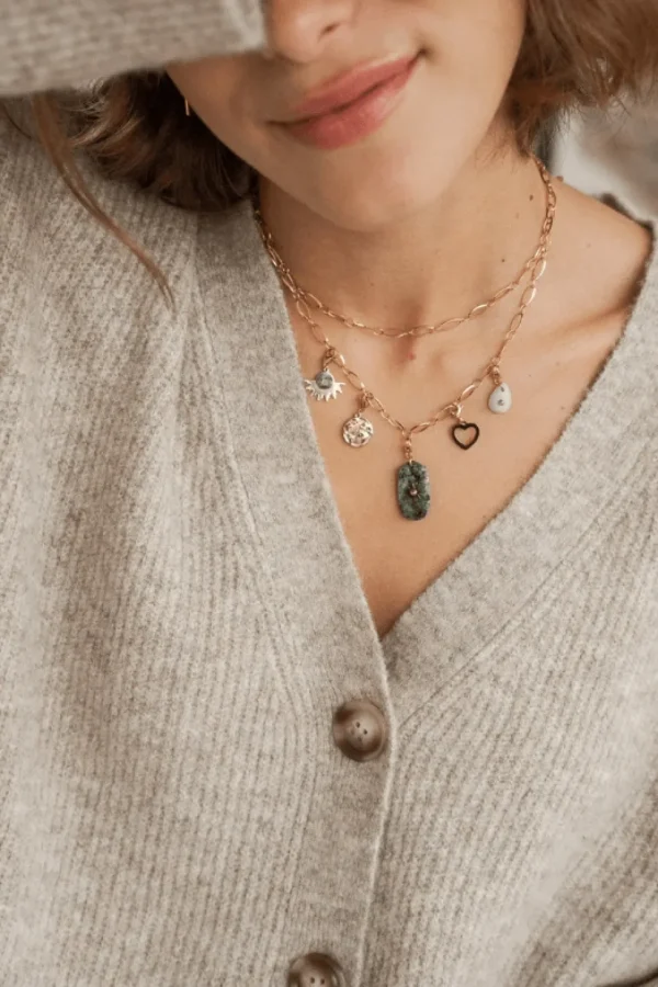 Maskotti/riipus, BOHM PARIS | Lockie Charm Castille petit, amazonite