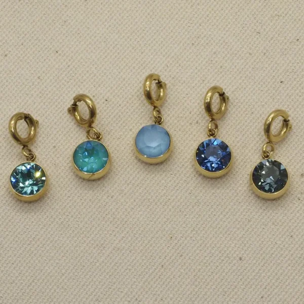 Maskotti/riipus, BOHM PARIS | Lockie Charm Cassy nuances bleues