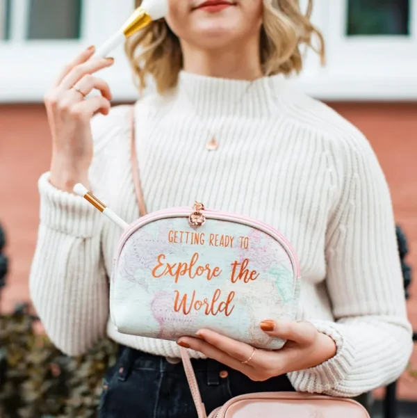 Meikkipussi, Sass & Belle | World Explorer Cosmetic Bag