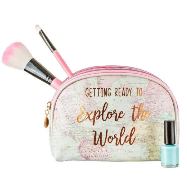 Meikkipussi, Sass & Belle | World Explorer Cosmetic Bag