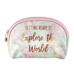 Meikkipussi, Sass & Belle | World Explorer Cosmetic Bag