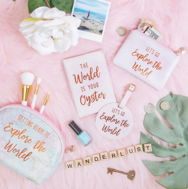Meikkipussi, Sass & Belle | World Explorer Cosmetic Bag
