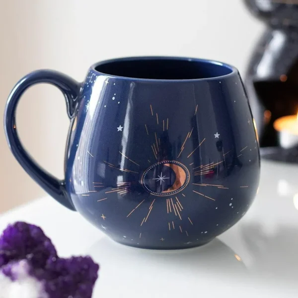 Muki, Crescent Moon Mug -tummansininen kuunsirppi muki